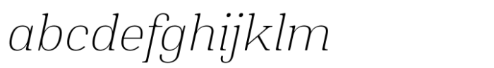 Montnapha Extra Light Italic FONT