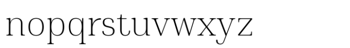 Montnapha Extra Light Font LOWERCASE