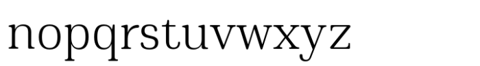 Montnapha Light Font LOWERCASE