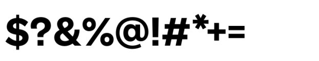 Monto Grotesk Display Bold Font OTHER CHARS