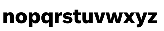 Monto Grotesk Display Extra Bold Font LOWERCASE