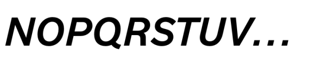 Monto Grotesk Display Semi Bold Italic Font UPPERCASE