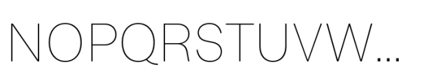 Monto Grotesk Display Thin Font UPPERCASE