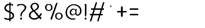 Montreal Light Regular Font OTHER CHARS