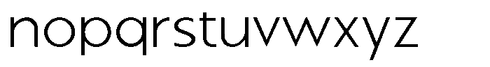 Montreal Light Regular Font LOWERCASE