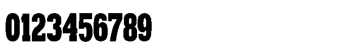 Montrex Slab Black Condensed Low Display Font OTHER CHARS