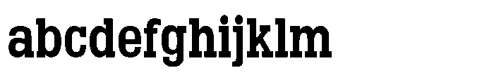 Montrex Slab Bold Condensed Low Display FONT
