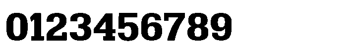Montrex Slab Bold Expanded High Display Font OTHER CHARS