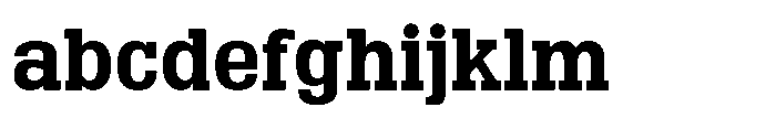 Montrex Slab Bold Expanded Norm Display FONT