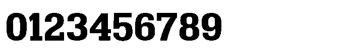 Montrex Slab Bold Semi Expanded High Display Font OTHER CHARS