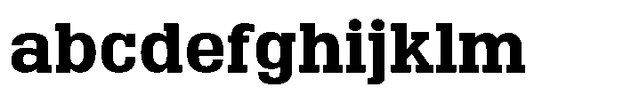 Montrex Slab Bold Semi Expanded High Display FONT
