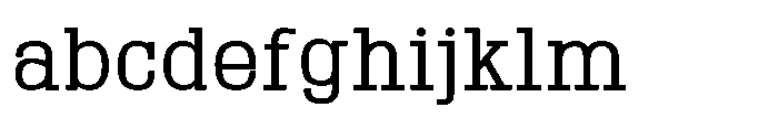 Montrex Slab Expanded Low Display FONT