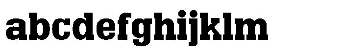 Montrex Slab Extra Bold Expanded Low Subhead FONT