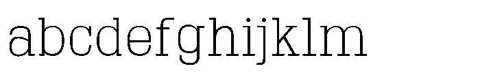 Montrex Slab Extra Light Norm Display FONT