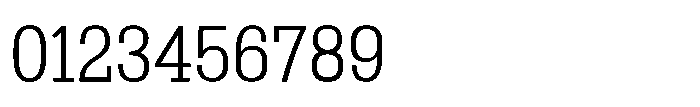 Montrex Slab Light Condensed Low Subhead Font OTHER CHARS