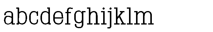 Montrex Slab Light Condensed Low Subhead FONT