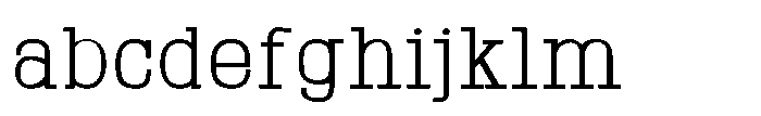 Montrex Slab Light Expanded High Display FONT