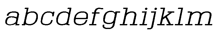 Montrex Slab Light Expanded Italic FONT