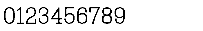 Montrex Slab Light Norm Subhead Font OTHER CHARS