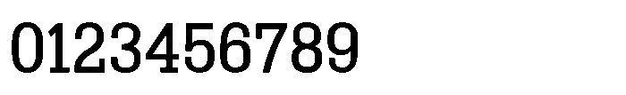Montrex Slab Medium Condensed Low Display Font OTHER CHARS