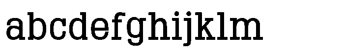 Montrex Slab Medium Condensed Low Display FONT