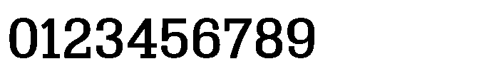 Montrex Slab Medium Expanded High Display Font OTHER CHARS
