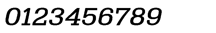Montrex Slab Medium Expanded Italic Font OTHER CHARS