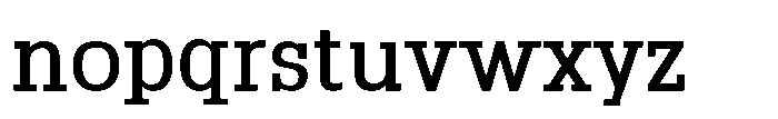 Montrex Slab Medium Expanded Low Subhead Font LOWERCASE