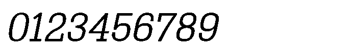 Montrex Slab Regular Italic Font OTHER CHARS