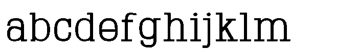 Montrex Slab Regular Low Subhead FONT