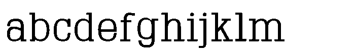 Montrex Slab Regular Norm Display FONT