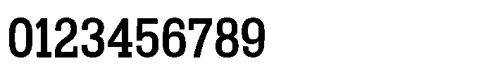 Montrex Slab Semi Bold Condensed Low Display Font OTHER CHARS