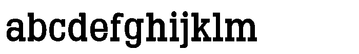 Montrex Slab Semi Bold Condensed Low Display FONT