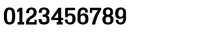 Montrex Slab Semi Bold Expanded High Subhead Font OTHER CHARS