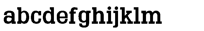 Montrex Slab Semi Bold Expanded Low Subhead FONT