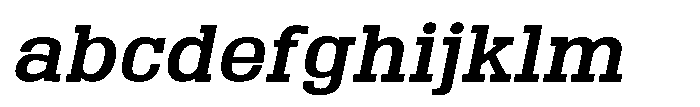 Montrex Slab Semi Bold Semi Expanded Italic FONT