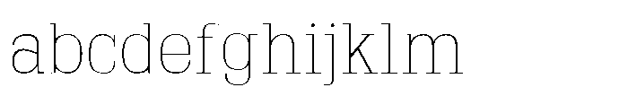 Montrex Slab Thin Norm Display FONT