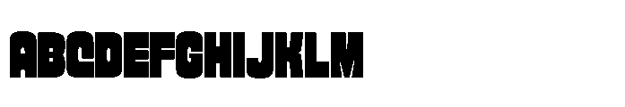 Montrica Display Font UPPERCASE