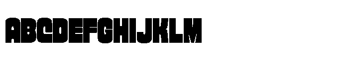 Montricano Display Font UPPERCASE