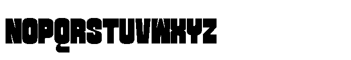 Montricano Display Font UPPERCASE