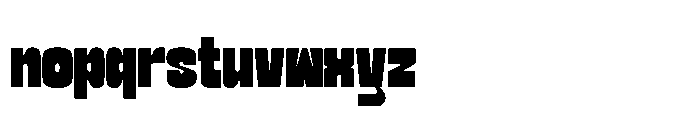 Montricano Display Font LOWERCASE