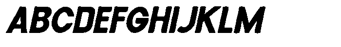 Montriva Italic Font UPPERCASE