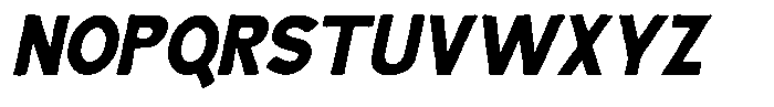 Montriva Italic Font UPPERCASE