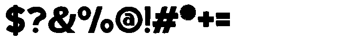 Montriva Regular Font OTHER CHARS