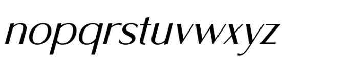 Montu Semi Bold Italic Font LOWERCASE