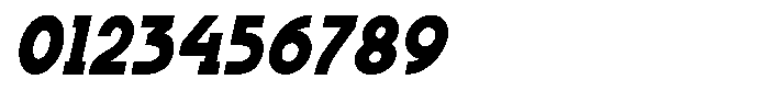 Monty Oblique Font OTHER CHARS