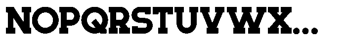 Monty Regular Font UPPERCASE