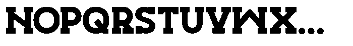 Monty Regular Font LOWERCASE