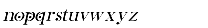 Monuoza Italic Font LOWERCASE