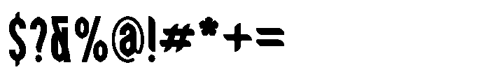 Monvara Bold Font OTHER CHARS